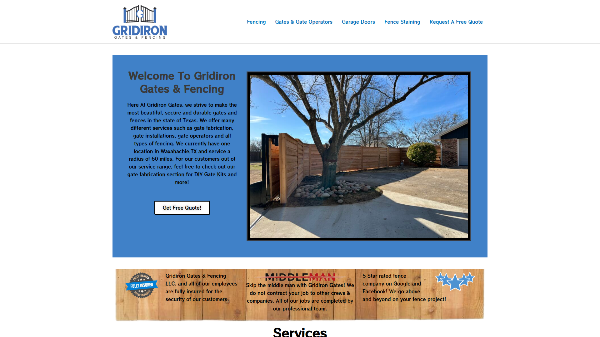 Gridiron Gates & Fencing LLC.