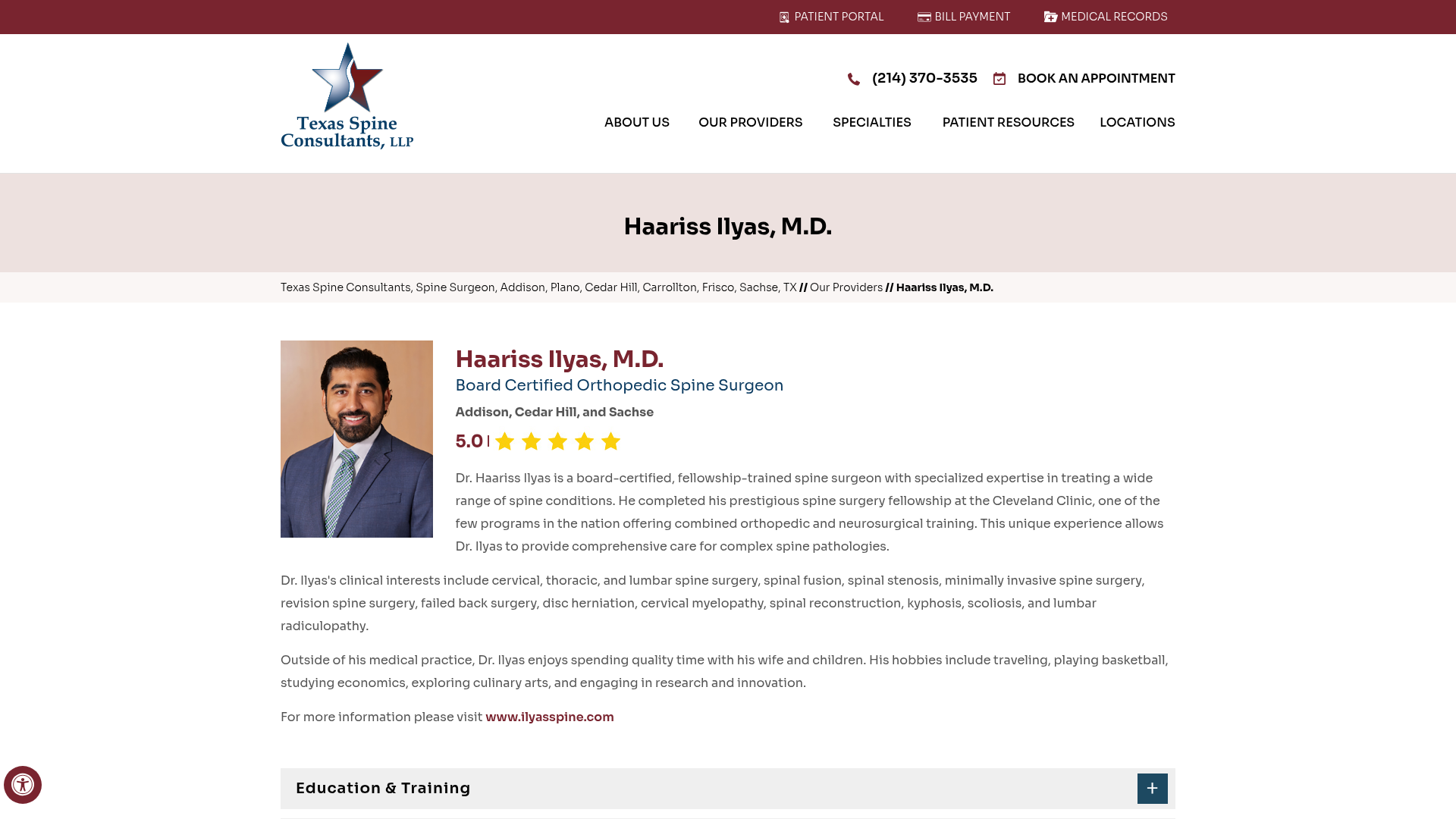 Haariss Bin Ilyas, M.D.