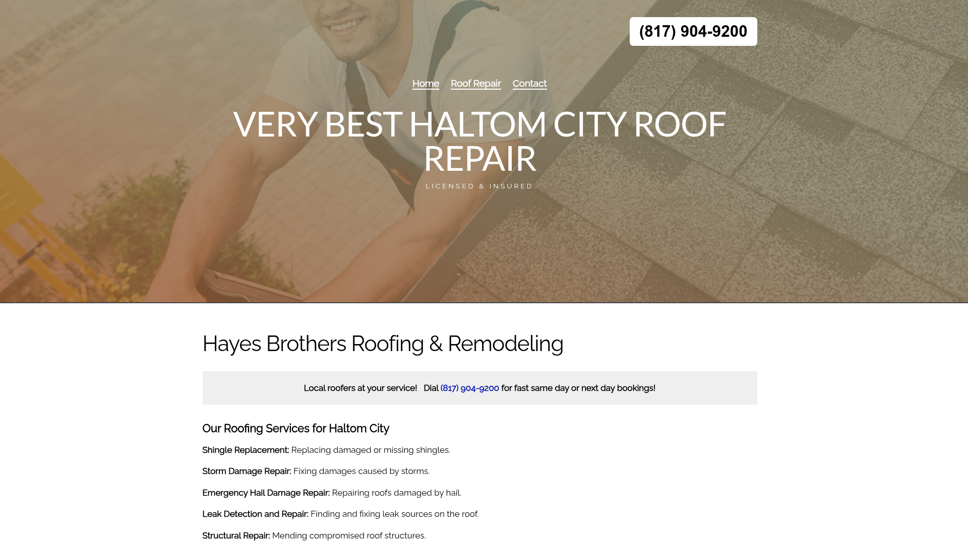 Hayes Brothers Roofing & Remodeling