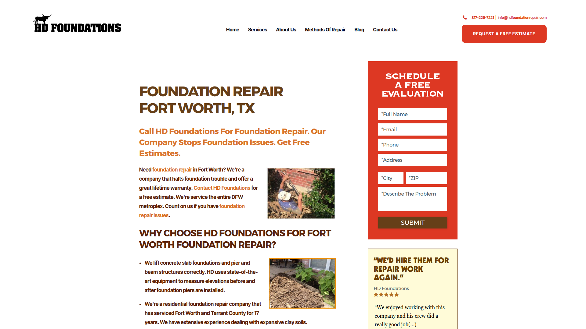 HD Foundation Repair Fort Worth