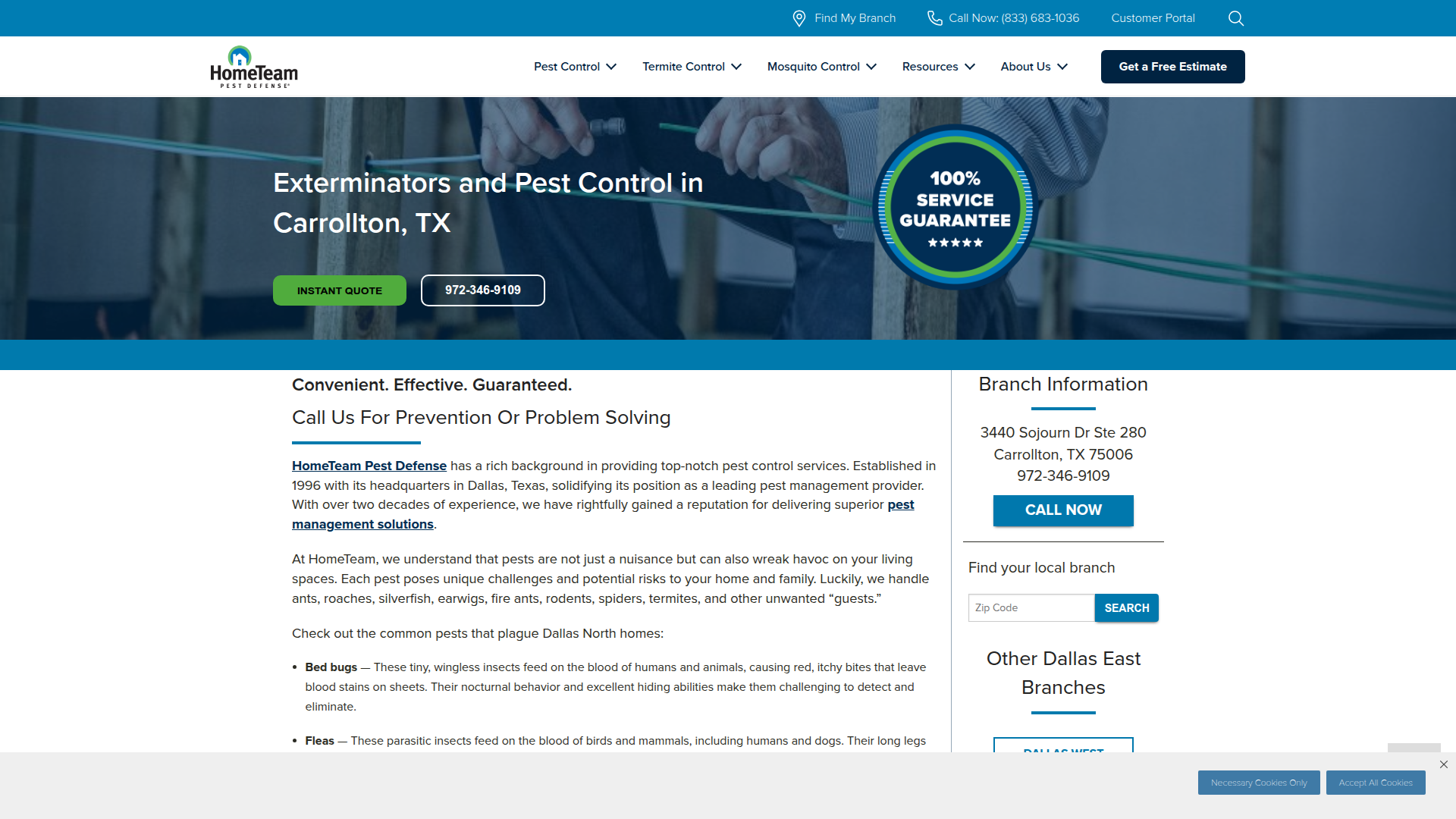 HomeTeam Pest Defense