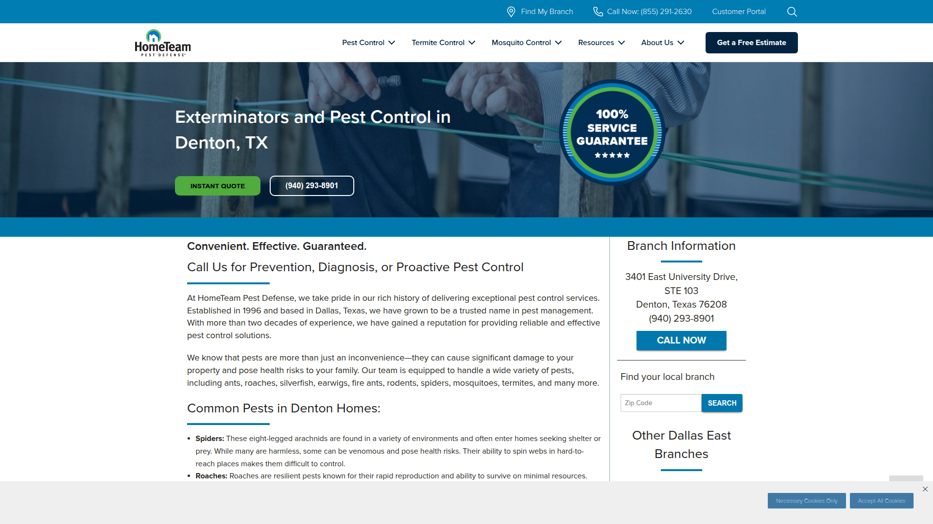 HomeTeam Pest Defense