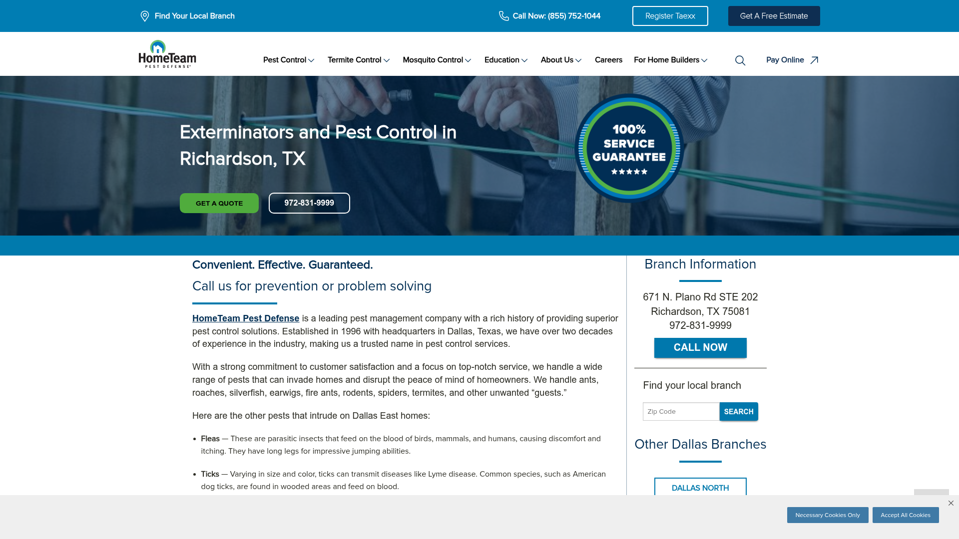 HomeTeam Pest Defense