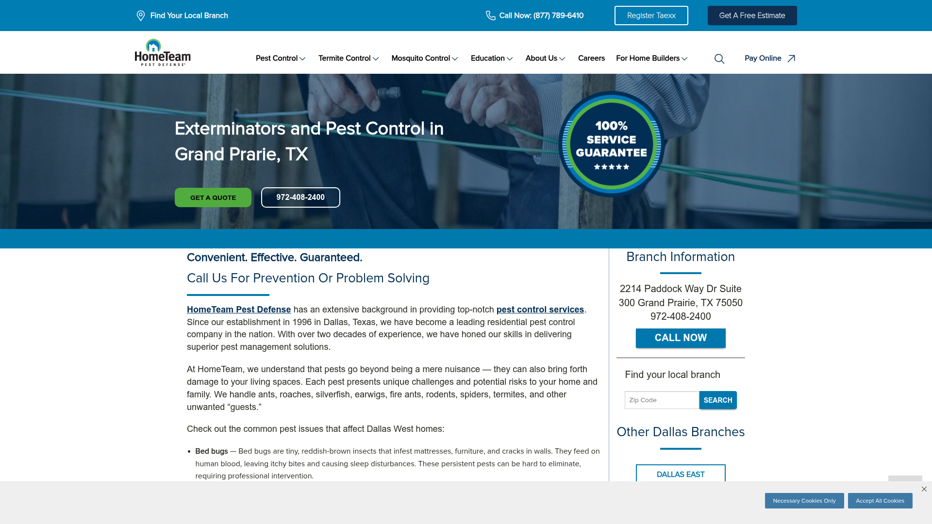 HomeTeam Pest Defense