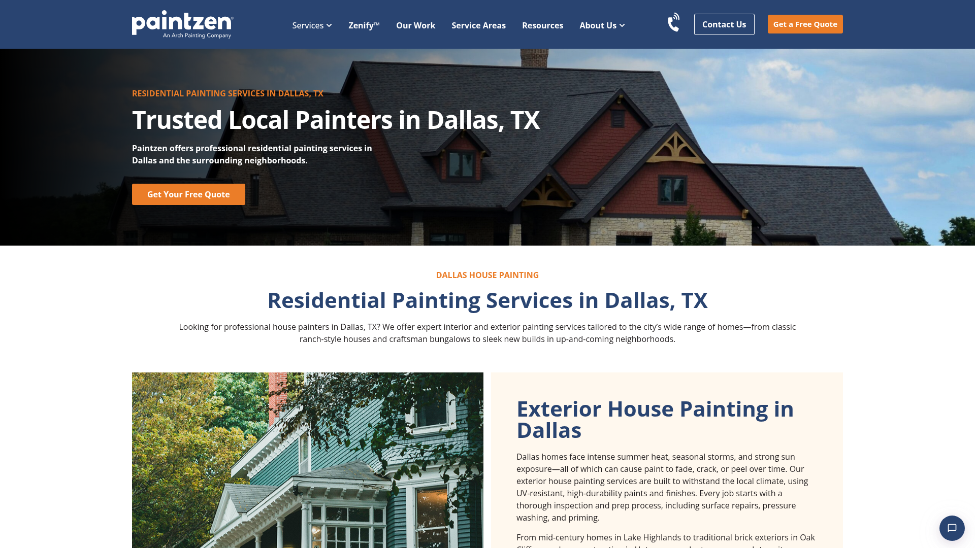 House Painters In Grapevine - Paintzen House Painting Services
