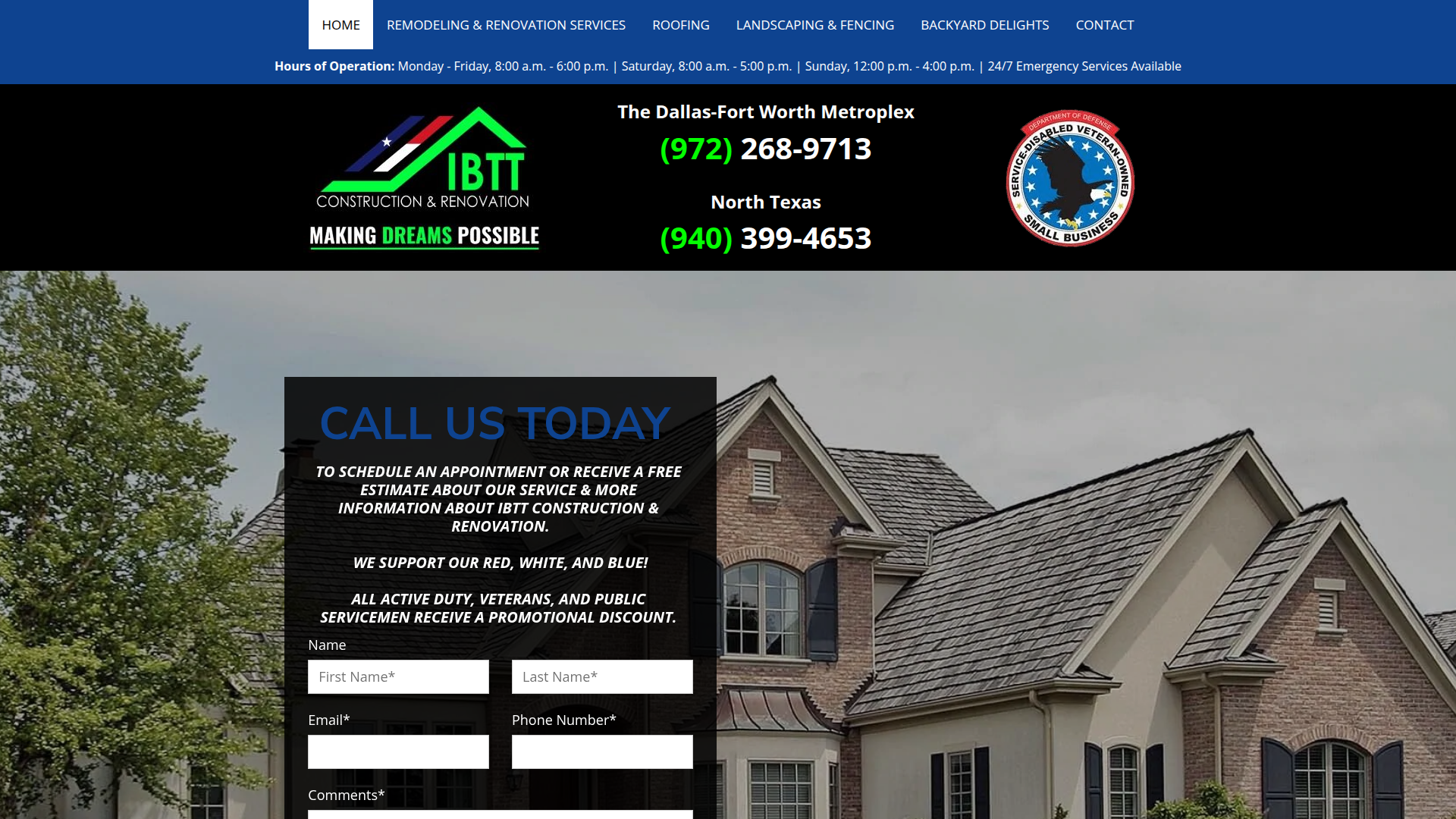 IBTT CONSTRUCTION & RENOVATION