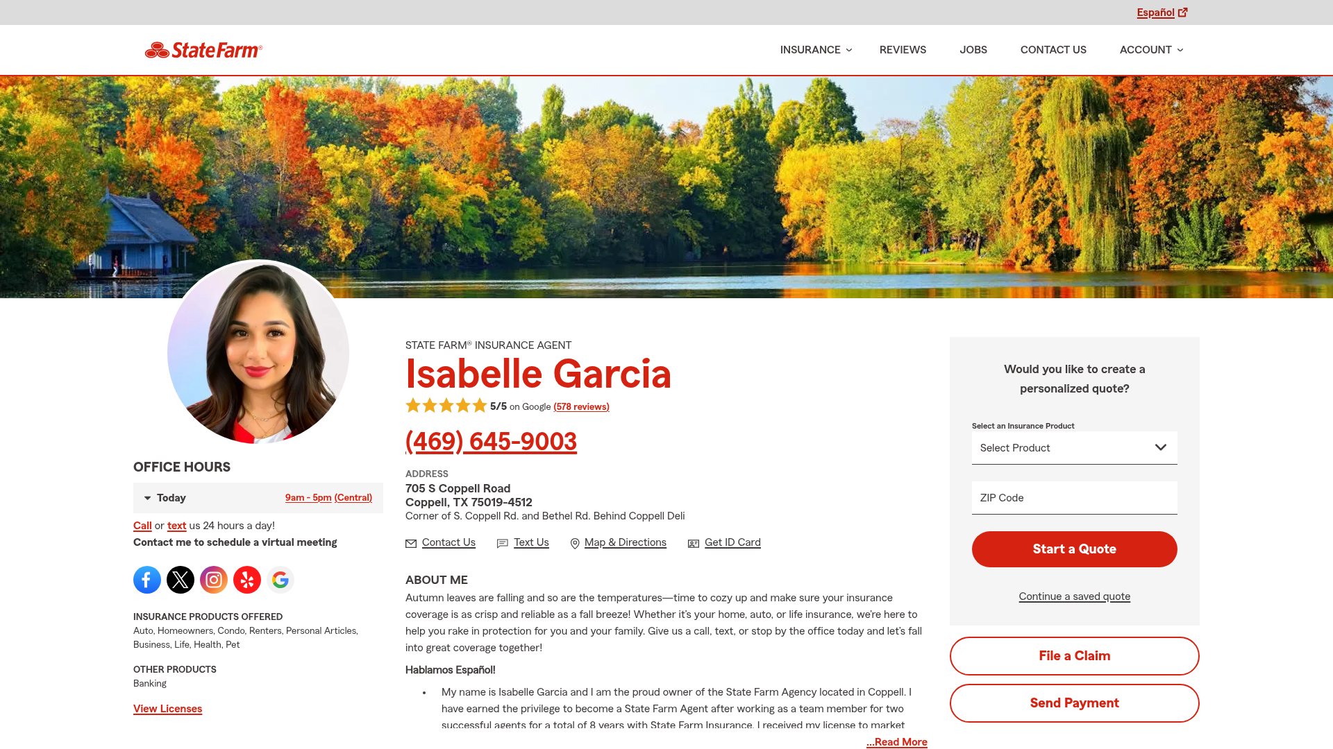 Isabelle Garcia - State Farm Insurance Agent
