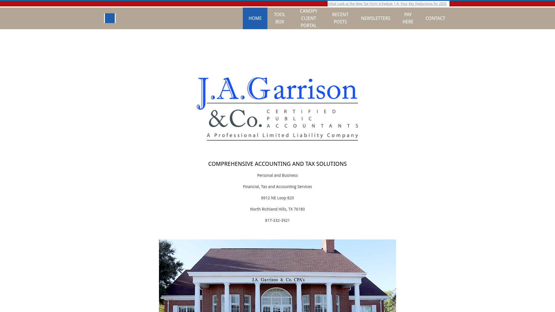 J. A. Garrison & Co. Certified Public Accountants