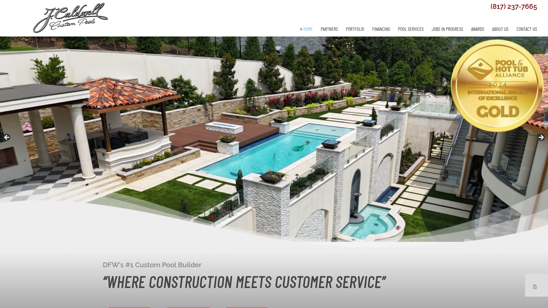 J Caldwell Custom Pools