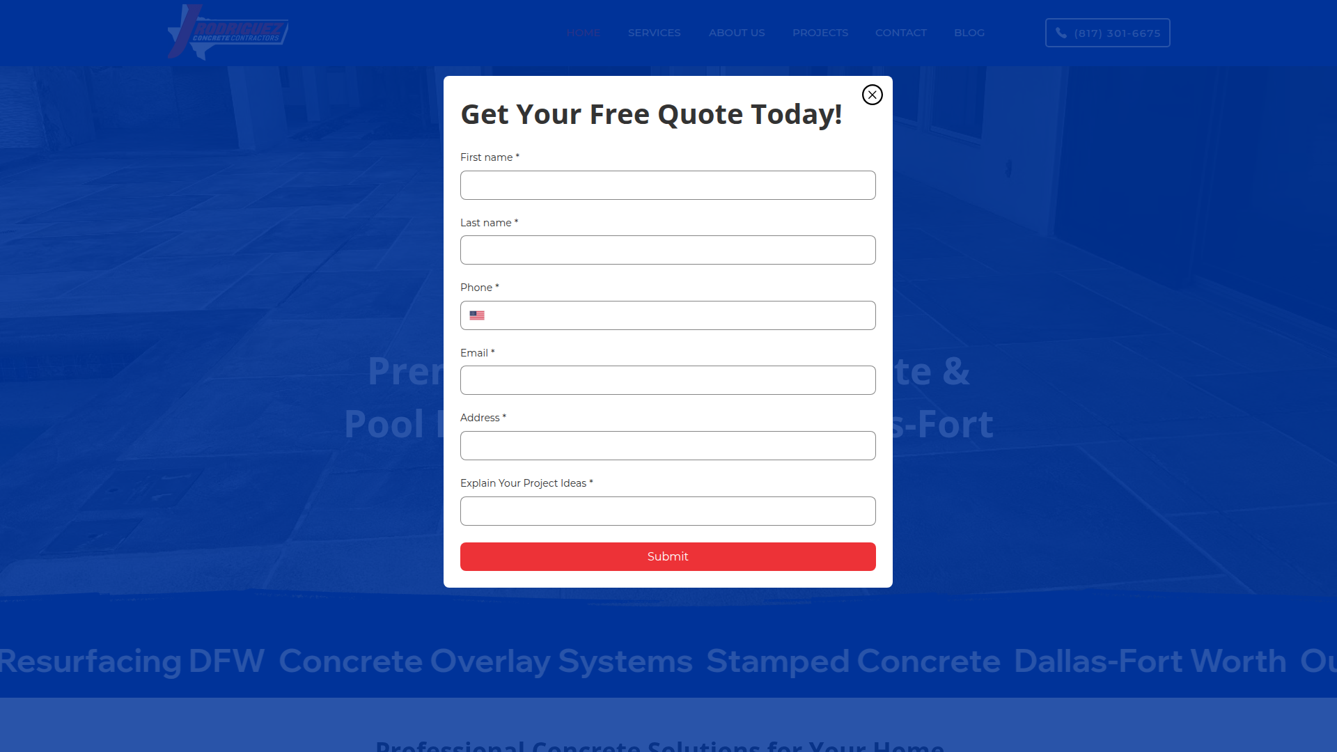 J. Rodriguez Concrete Contractors