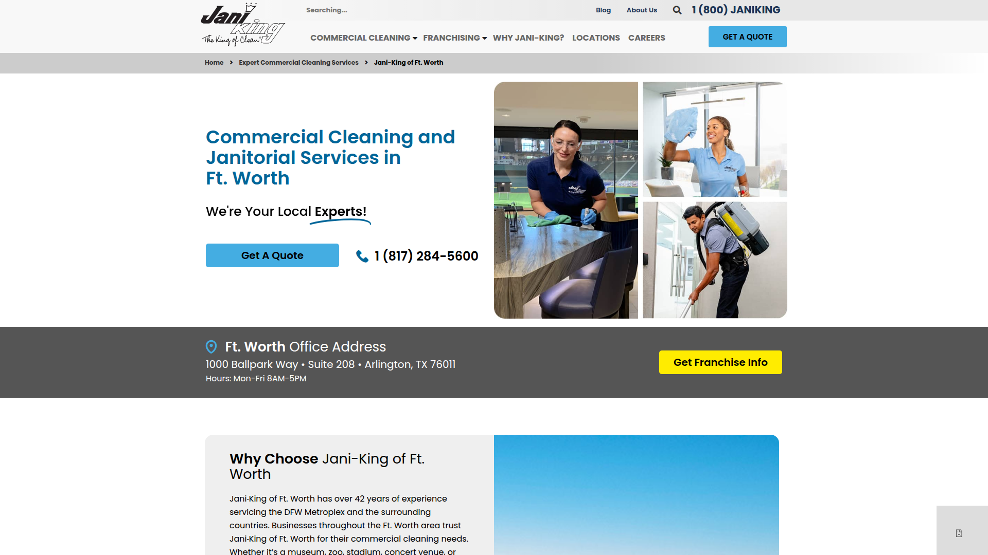 Jani-King | Commercial Cleaning & Janitorial Services in Fort Worth