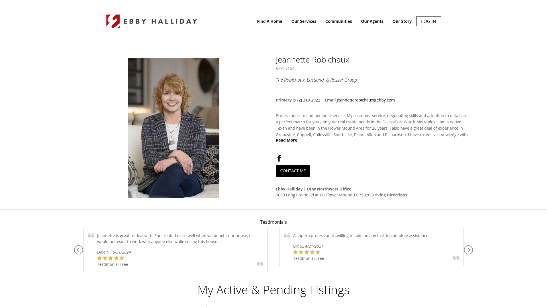 Jeannette Robichaux, Ebby Halliday Realtor