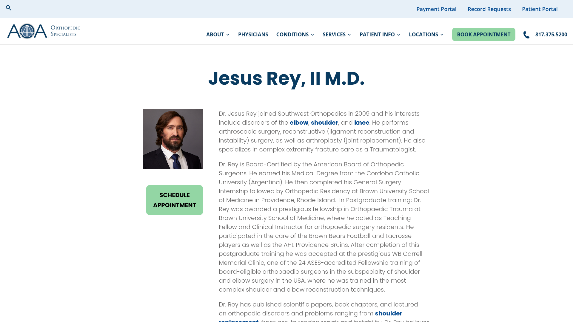 Jesus Rey II, M.D.