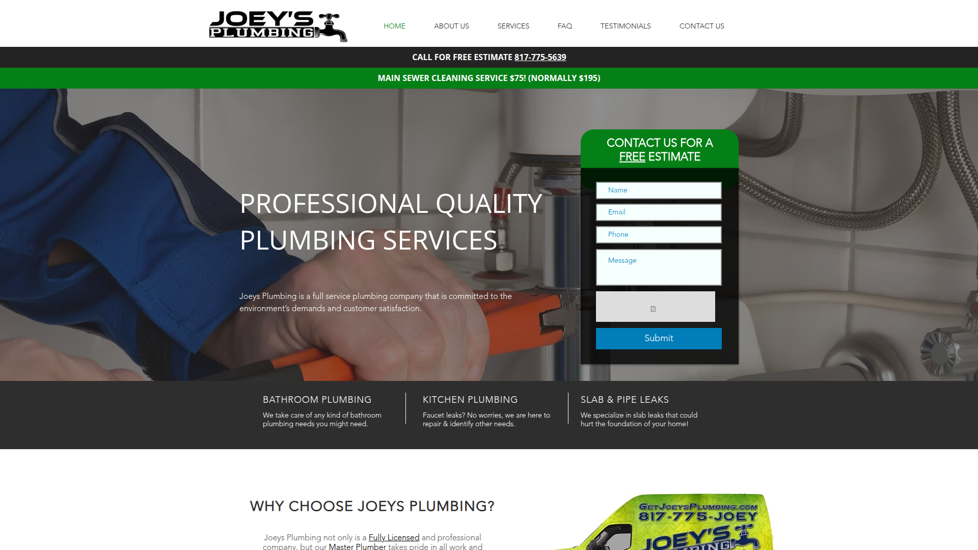 Joey’s Plumbing