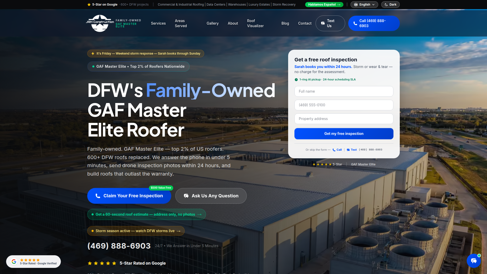 JRH Roofing and Construction