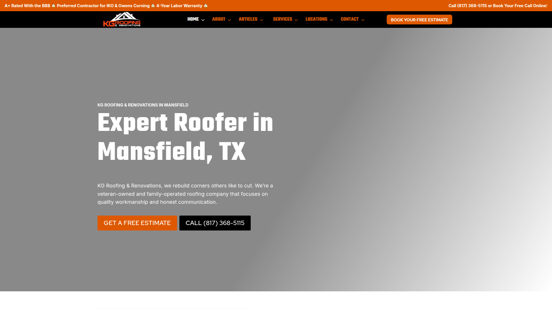 KG Roofing & Renovations