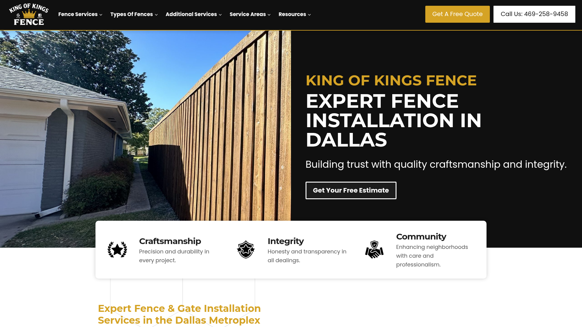 King of Kings Fence
