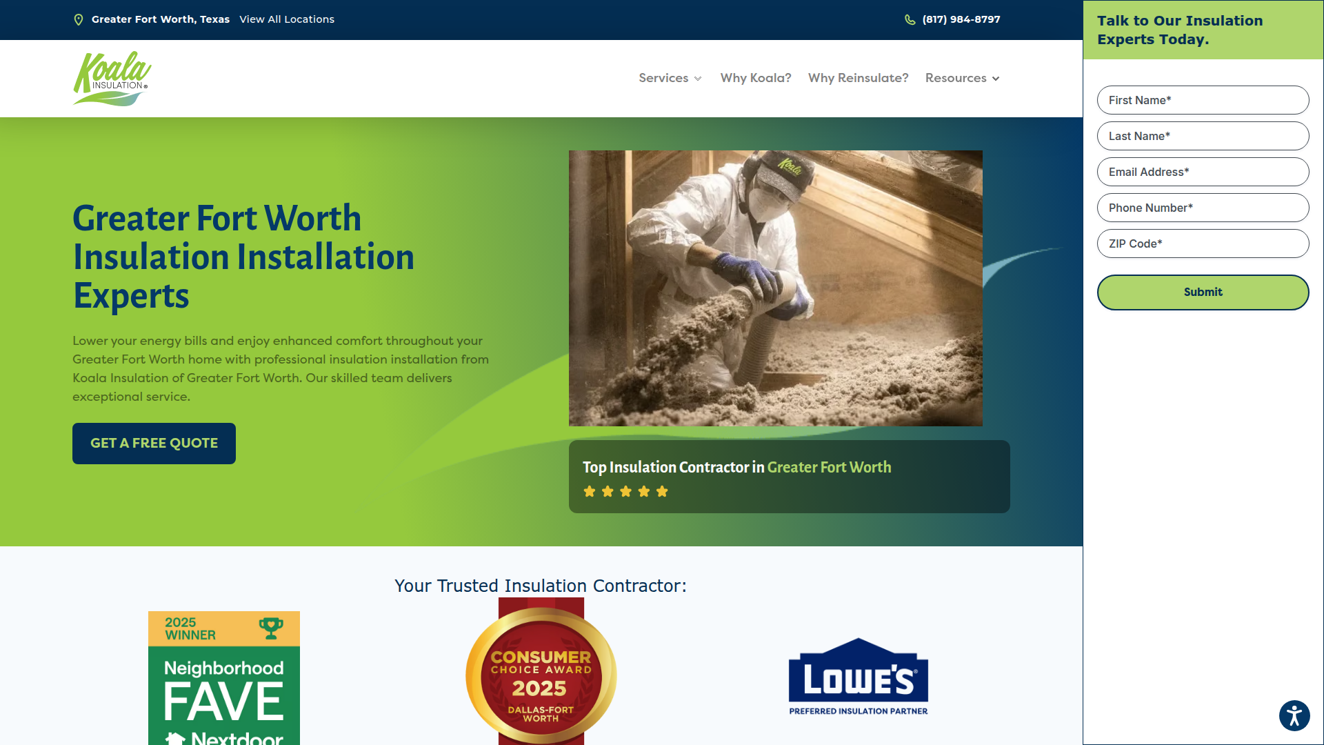 Koala Insulation of West Fort Worth