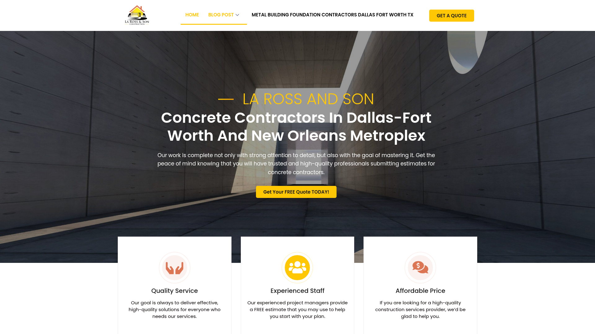 La Ross and Son Construction