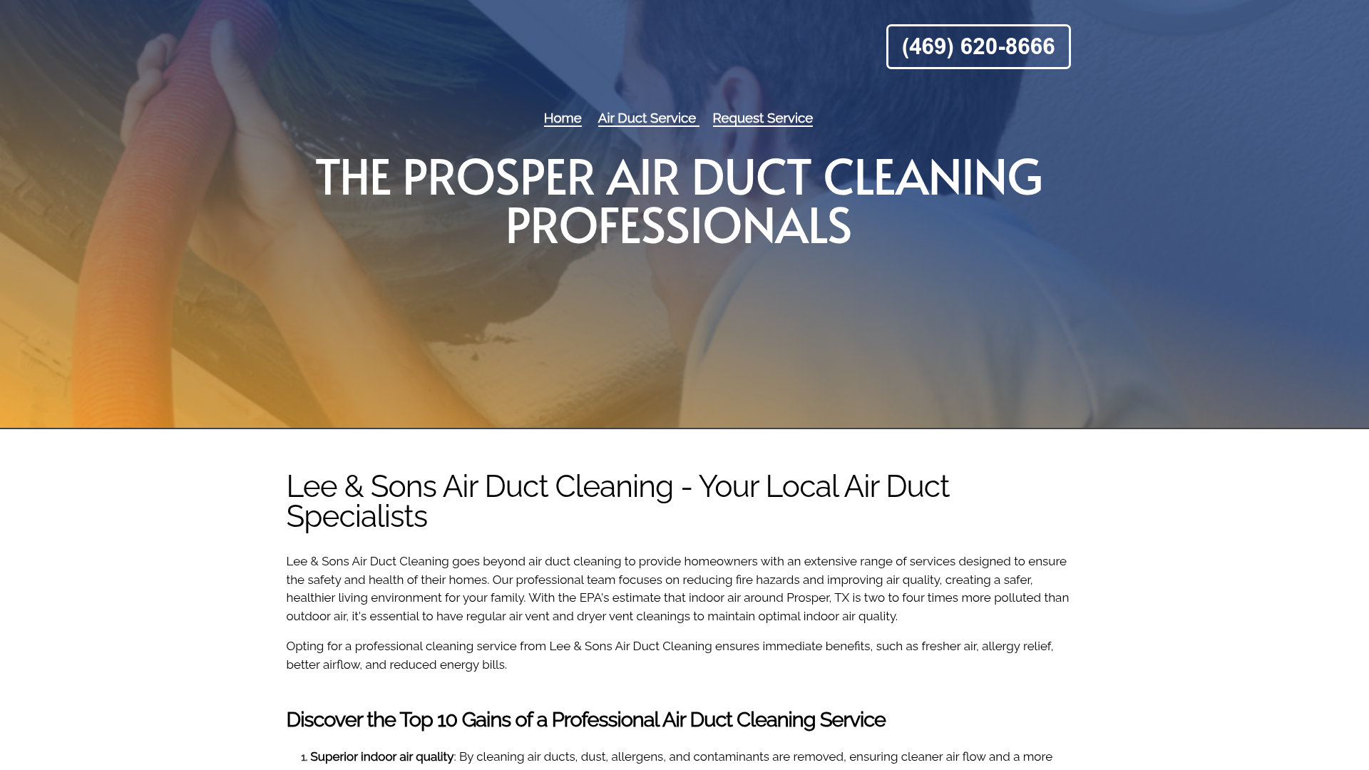 Lee & Sons Air Duct Cleaning