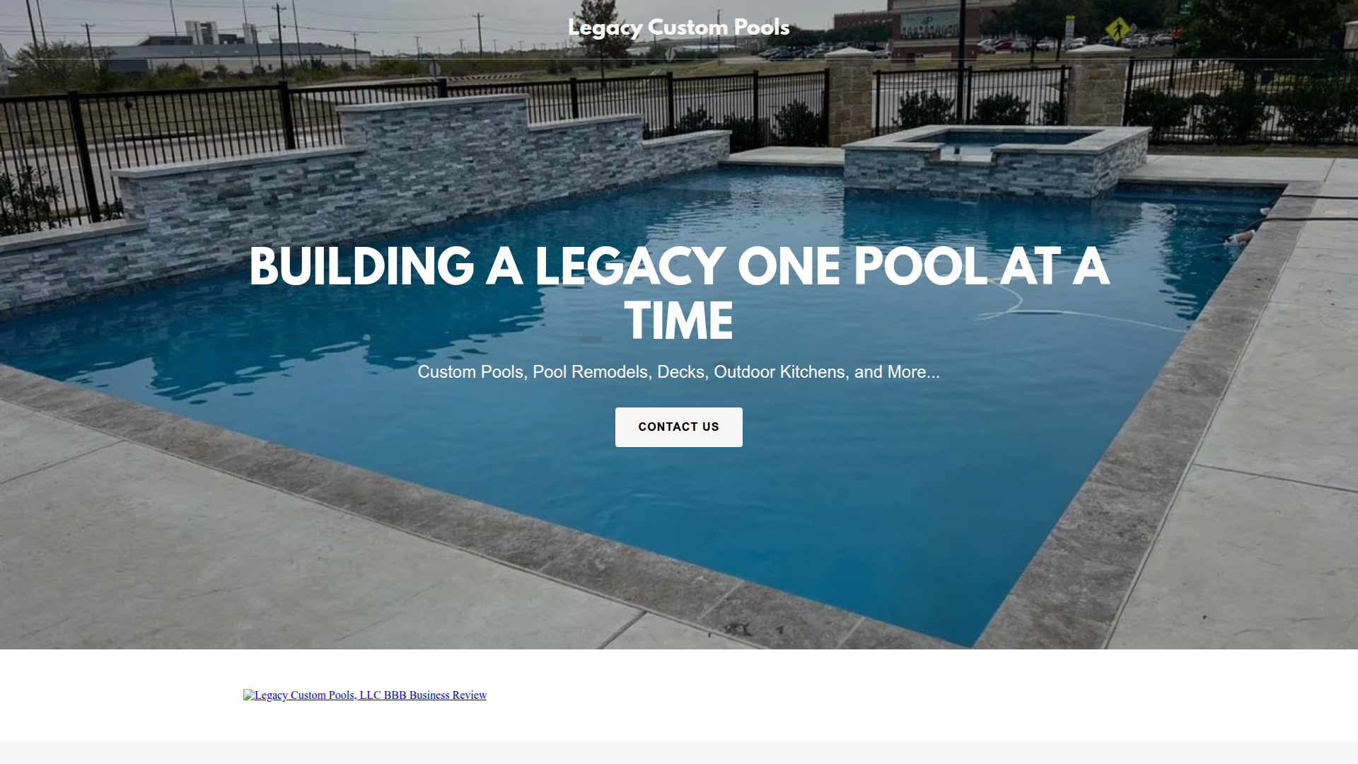 Legacy Custom Pools