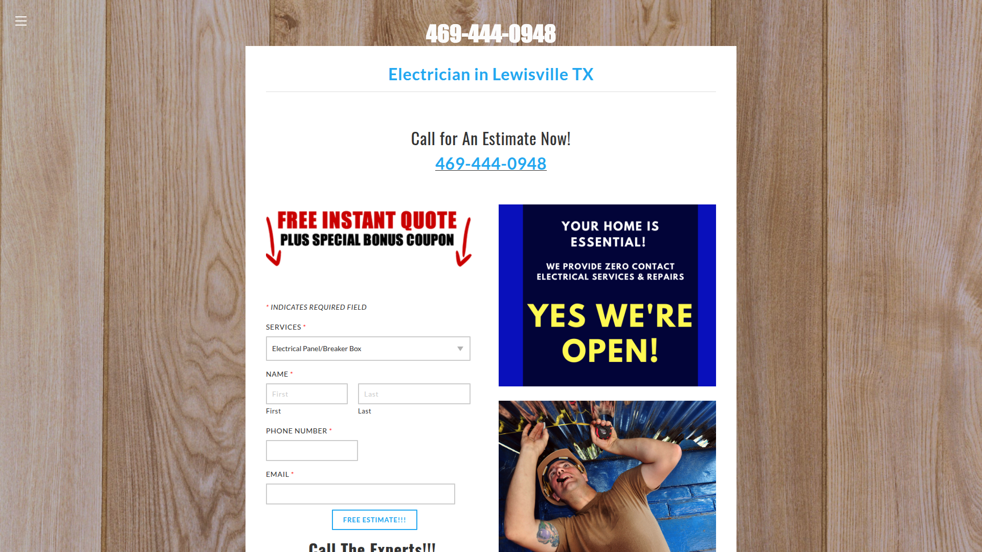 Lewisville Electrician Experts