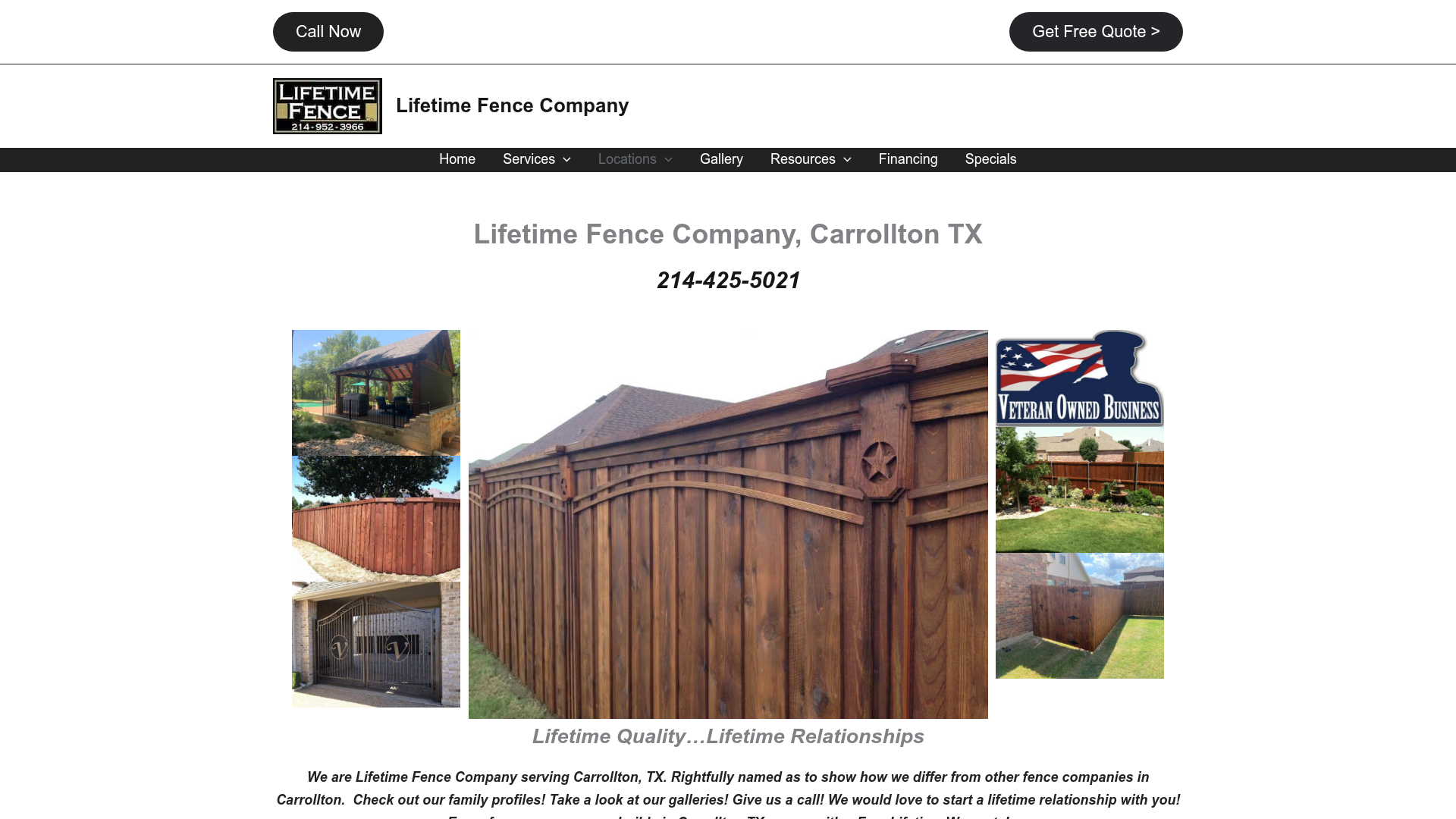 Lifetime Fence Company - Carrollton
