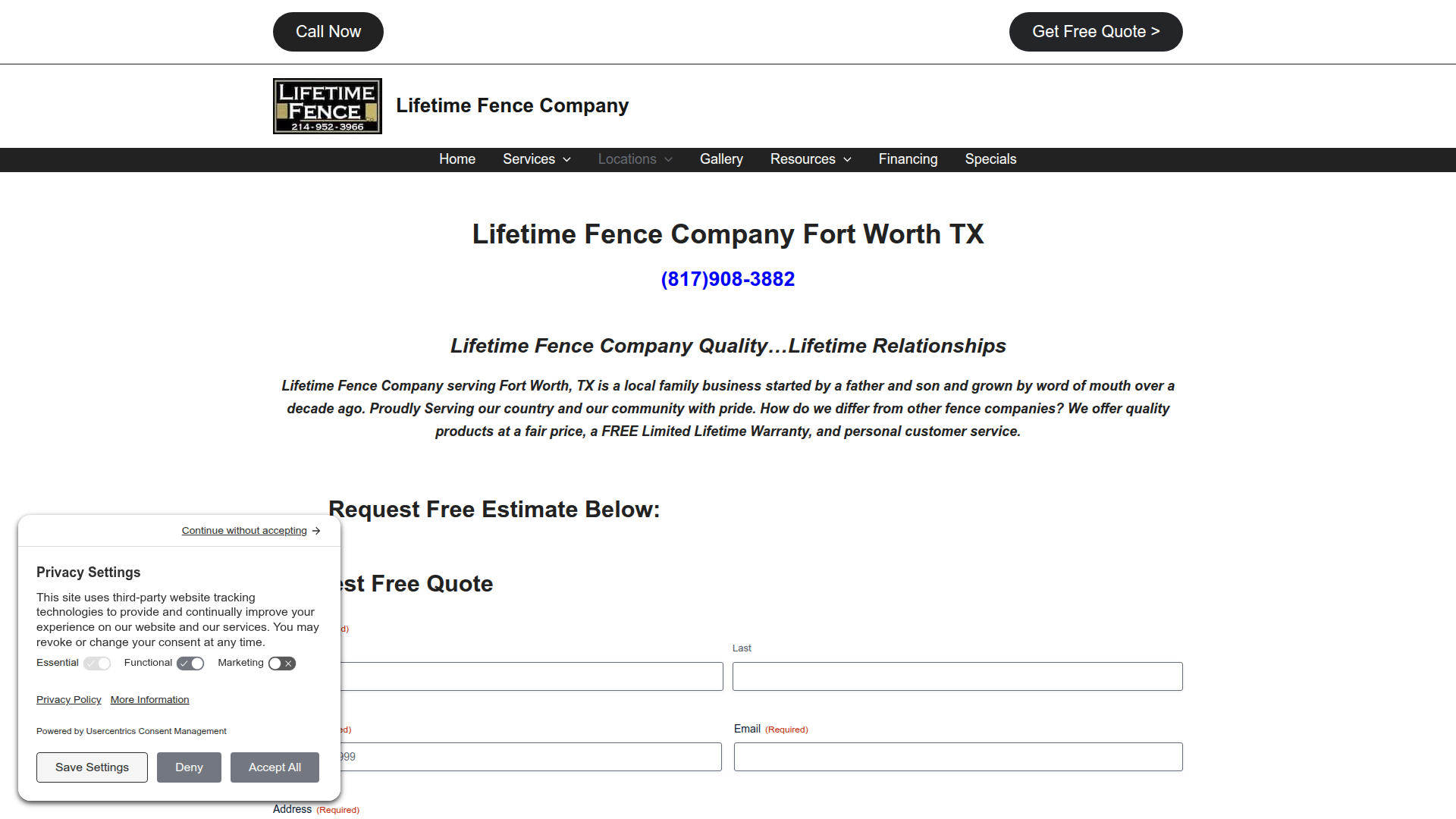 Lifetime Fence Company