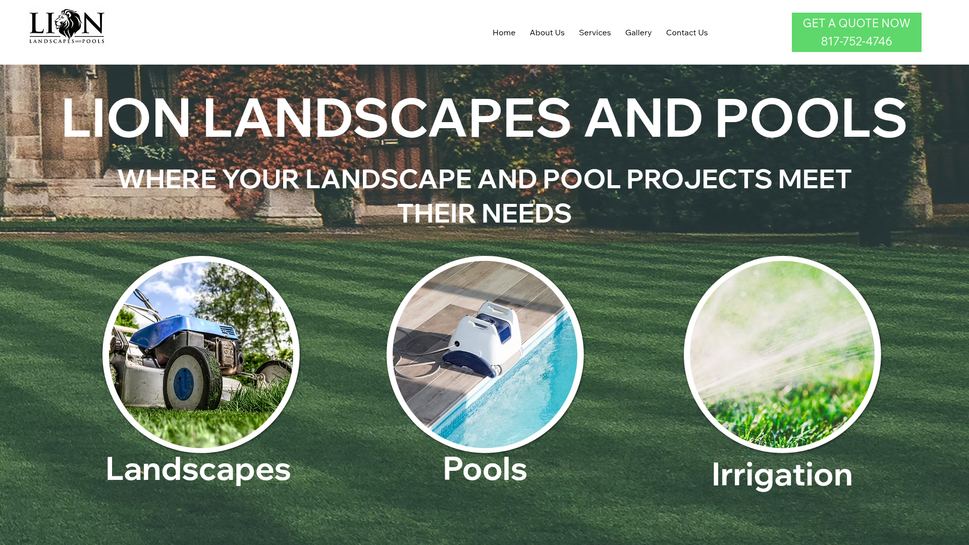 Lion Landscapes and Pools