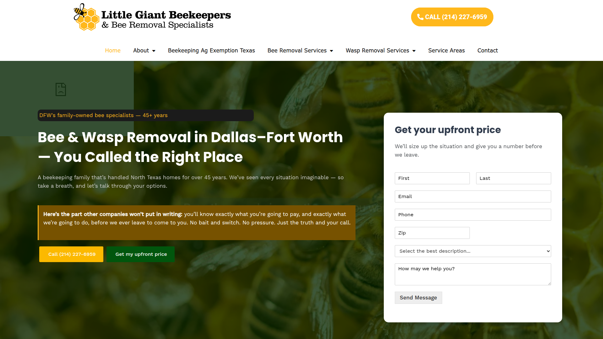 Little Giant Beekeepers & Bee Removal Specialists