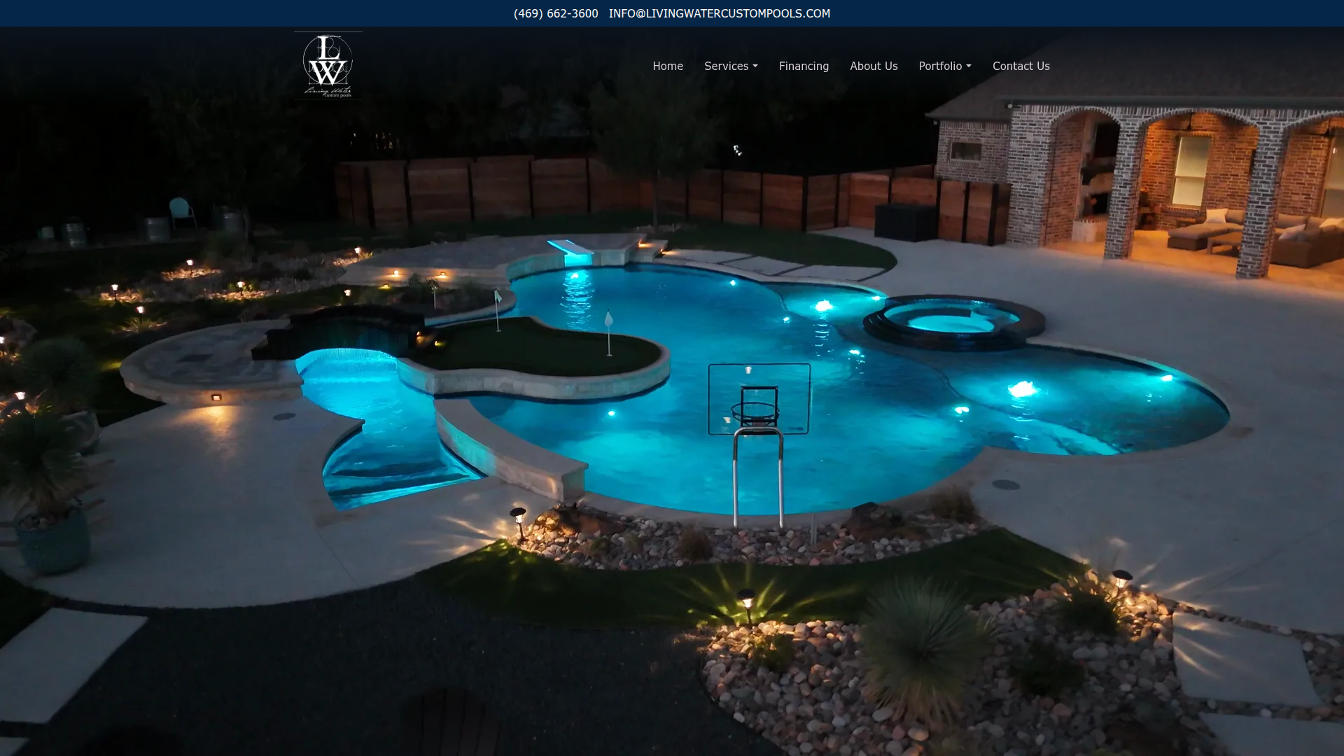 Living Water Custom Pools