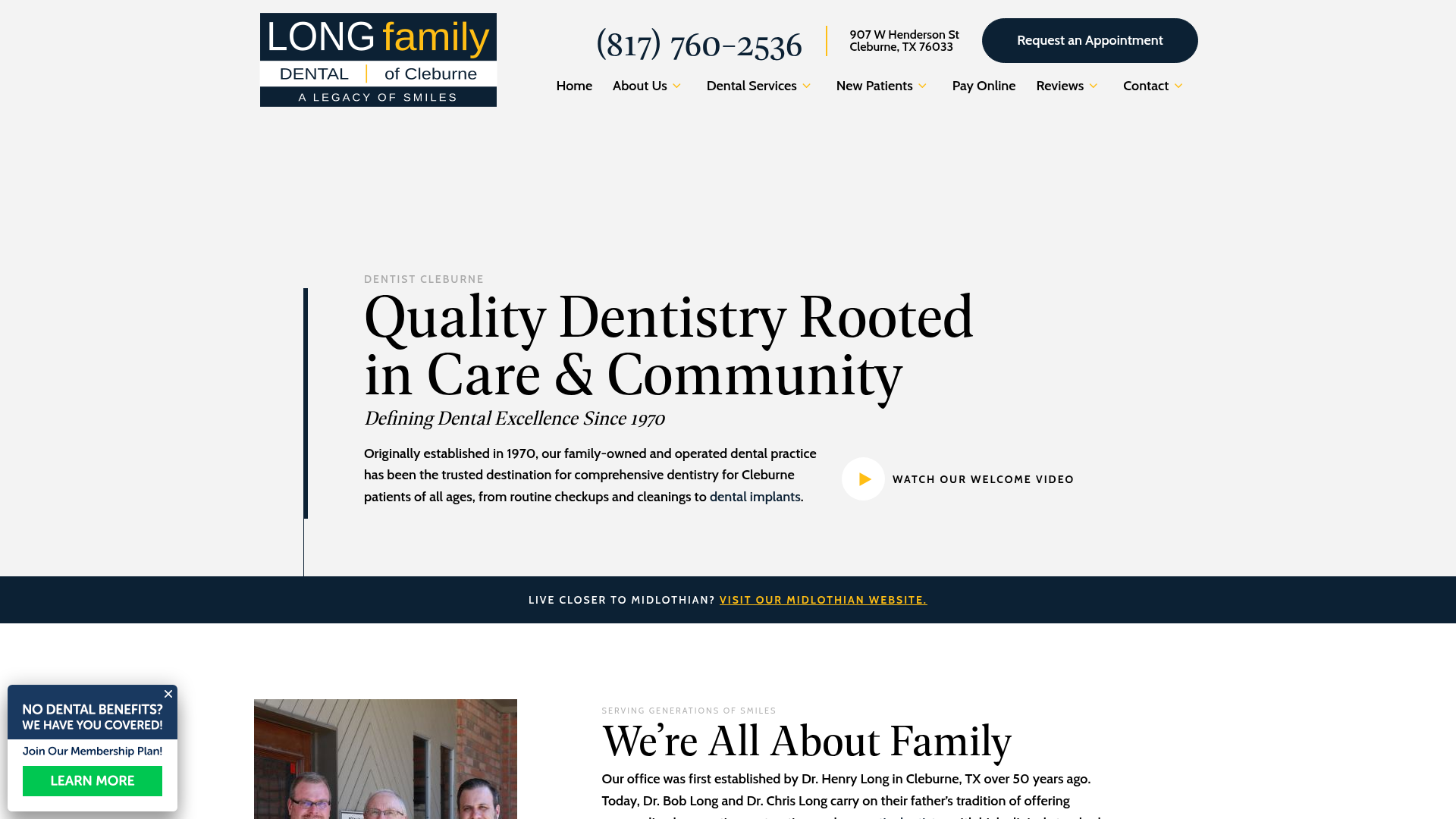 Long Family Dental of Cleburne