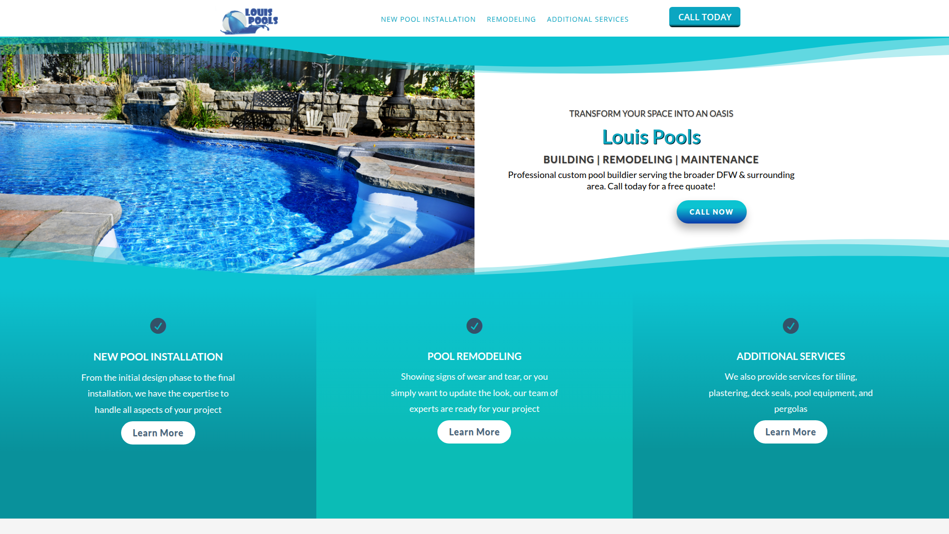 Louis Pools Building & Remodeling