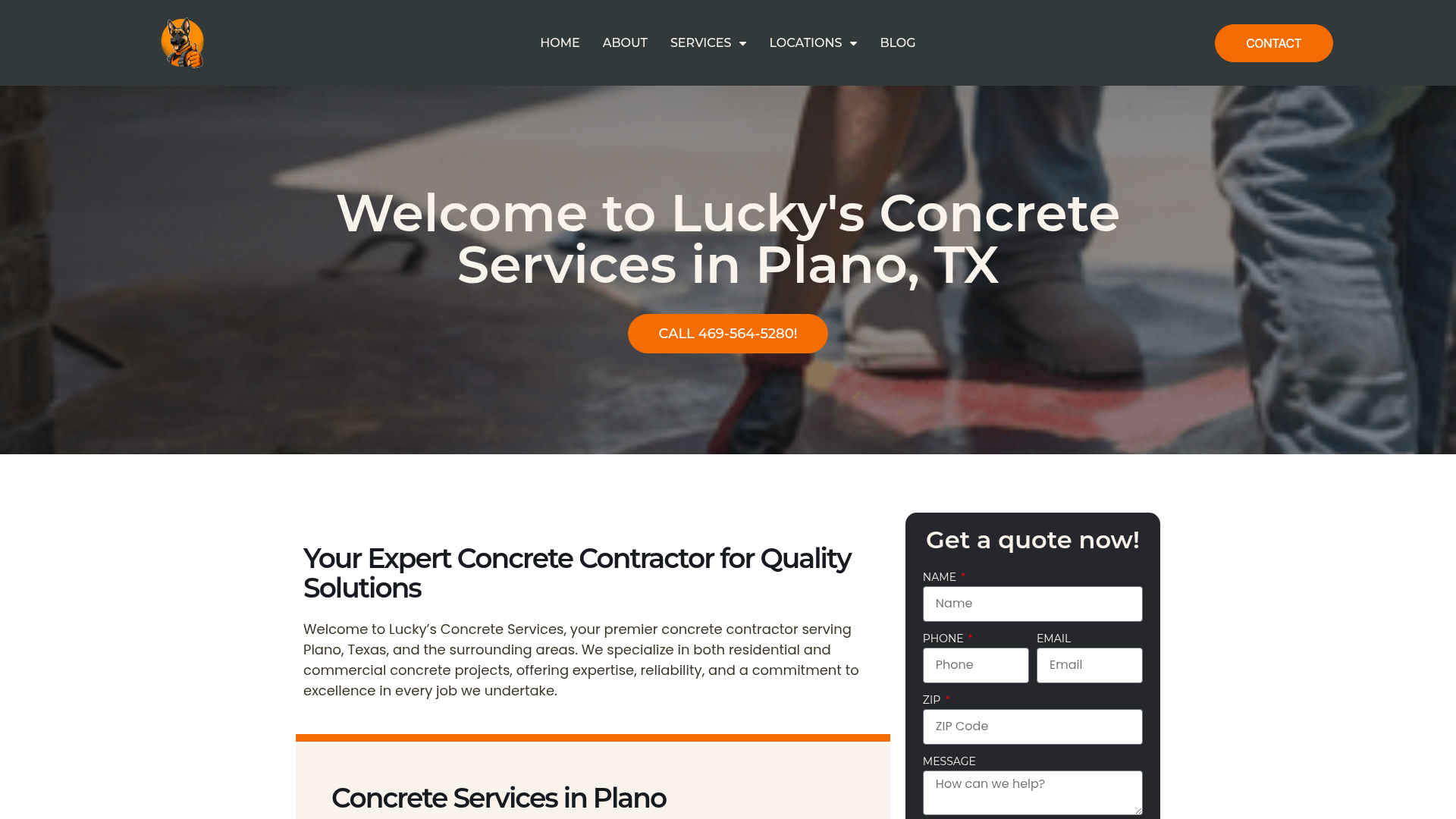 Lucky's Concrete Plano
