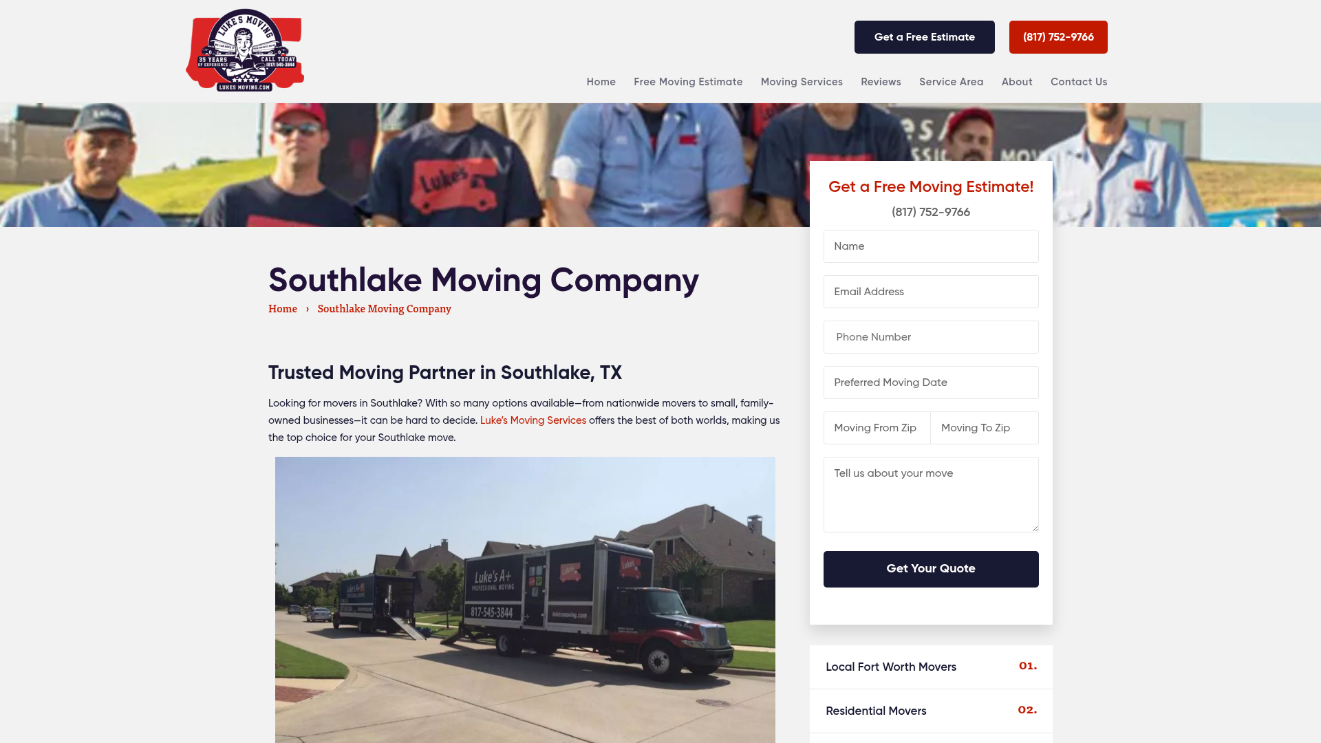 Luke’s Moving Services - Southlake