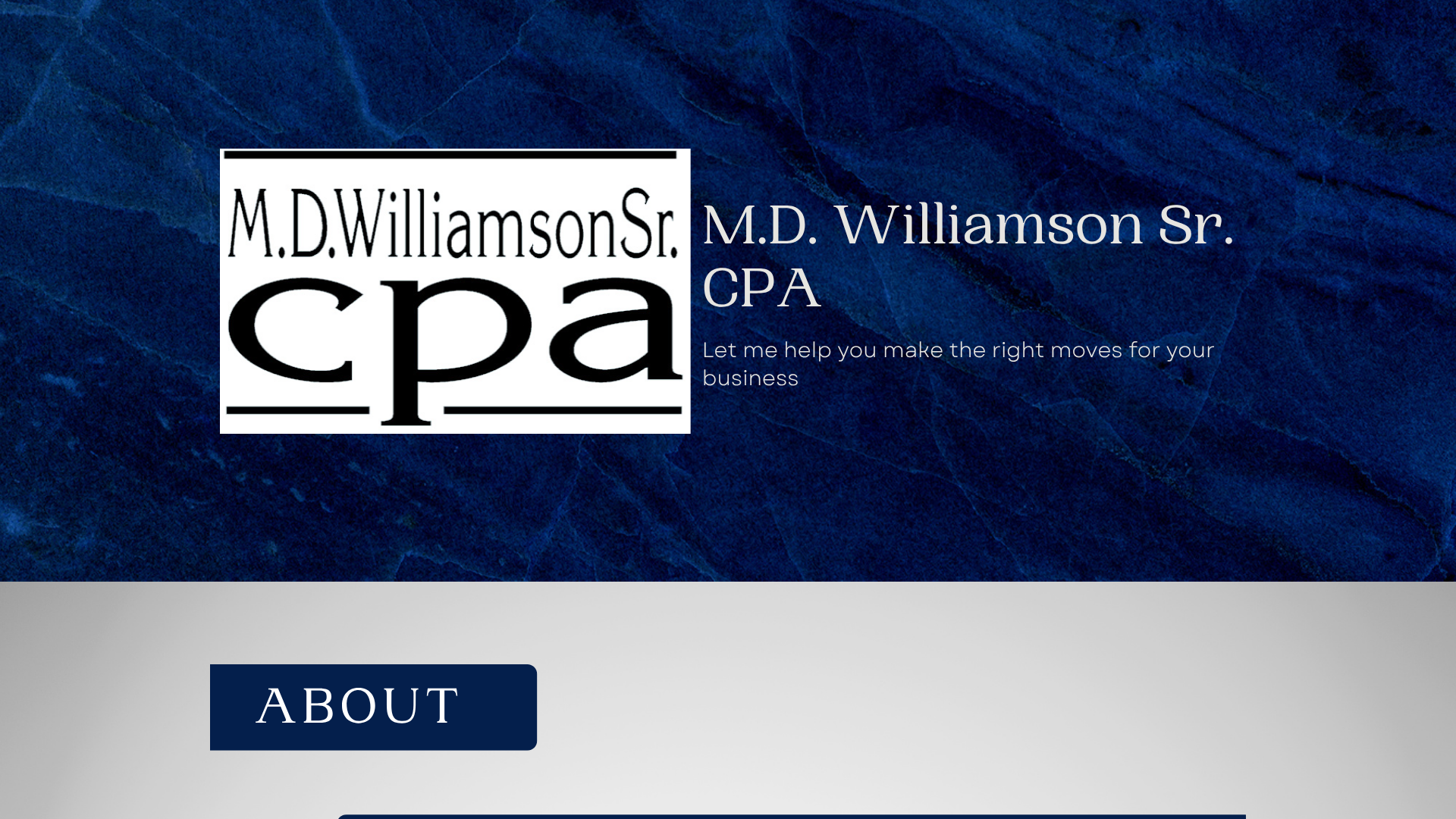 M. D. Williamson Sr. CPA/CFE