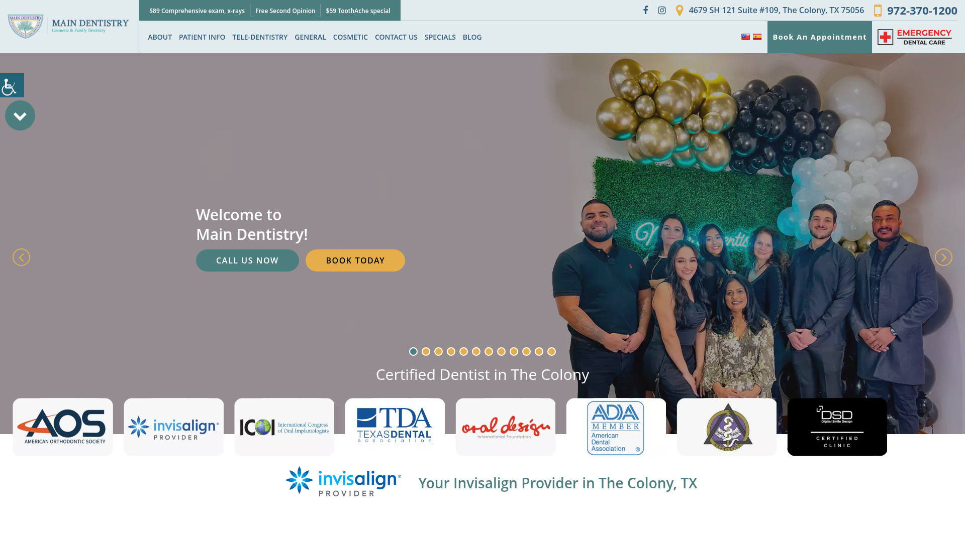 Main Dentistry | Cosmetic & General Dental Clinic - The Colony
