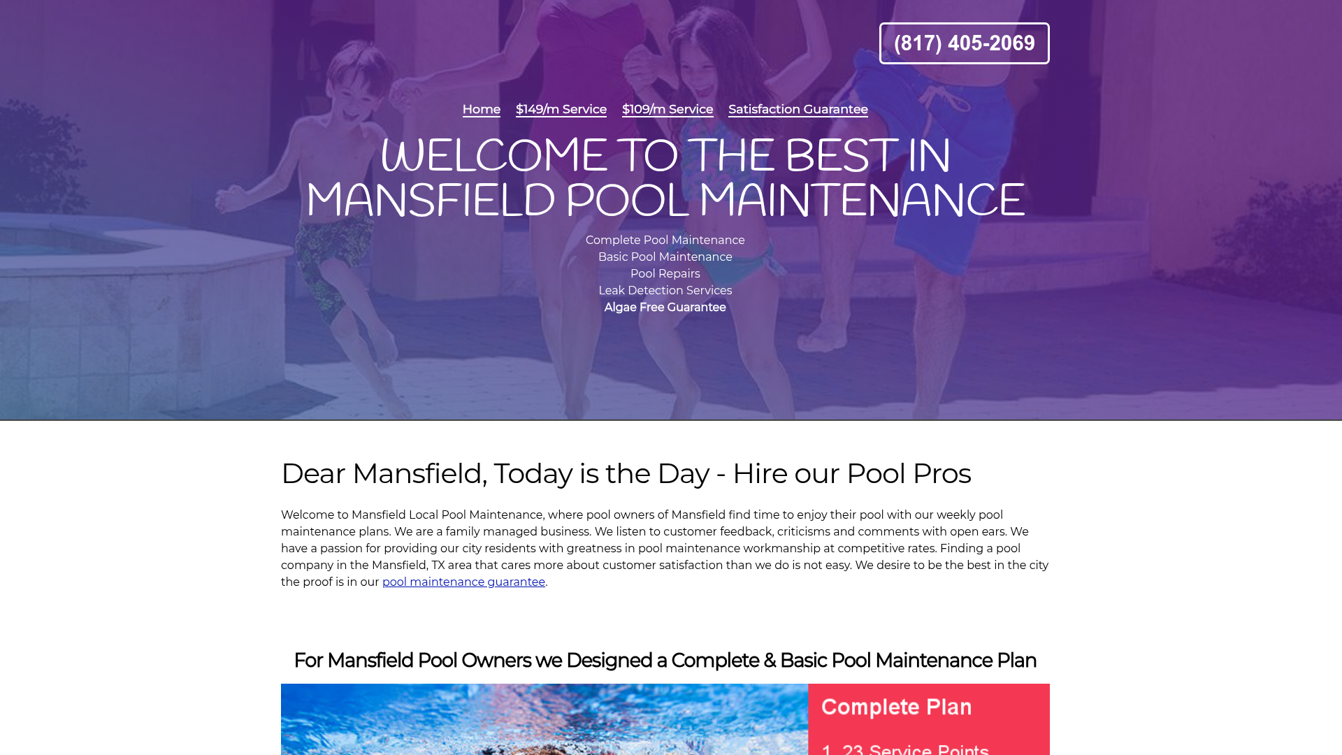 Mansfield Local Pool Maintenance