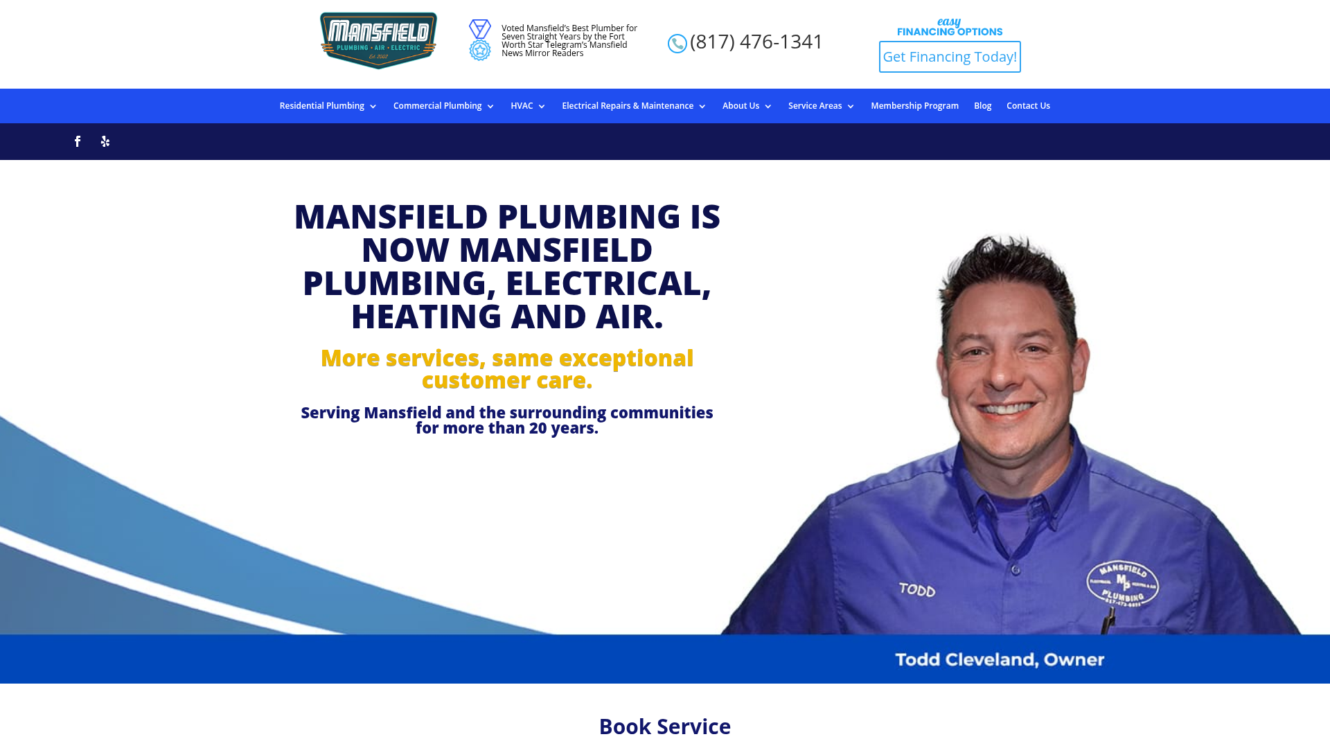Mansfield Plumbing, Electrical, Heating & Air