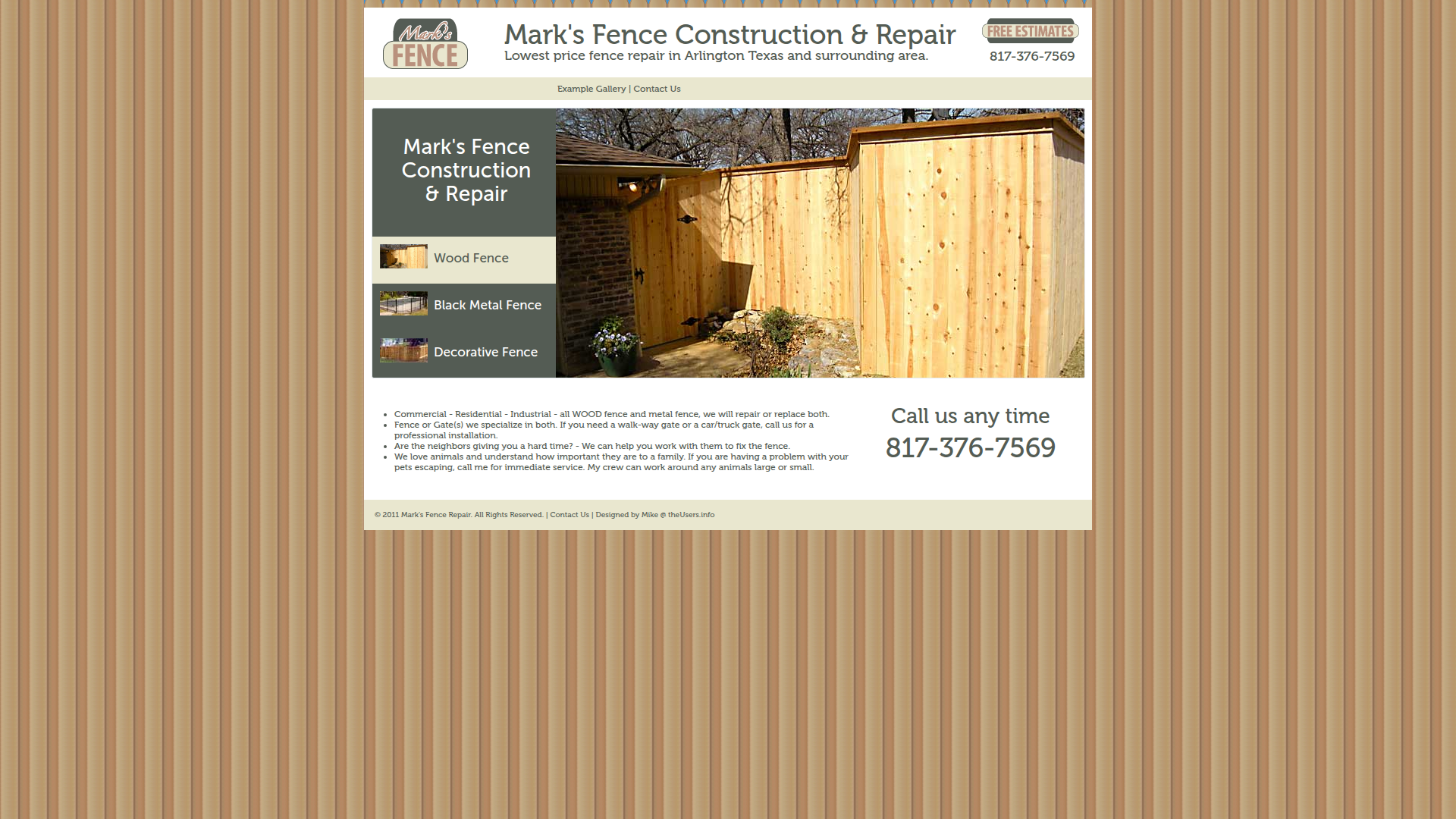 Mark's Fence Repair