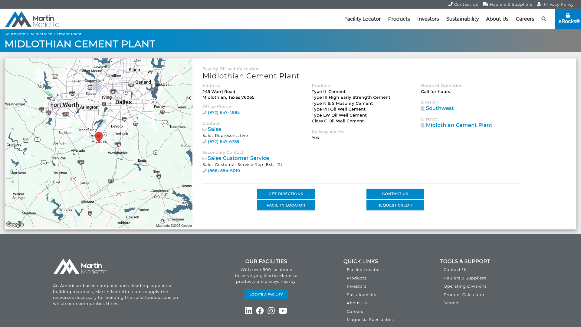 Martin Marietta - Midlothian Cement Plant