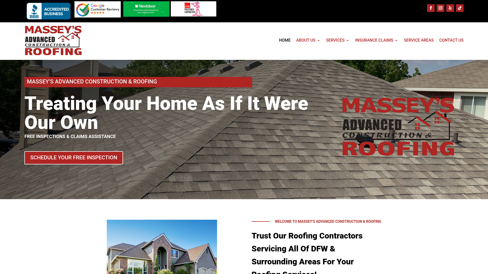 Massey's Advanced Construction & Roofing