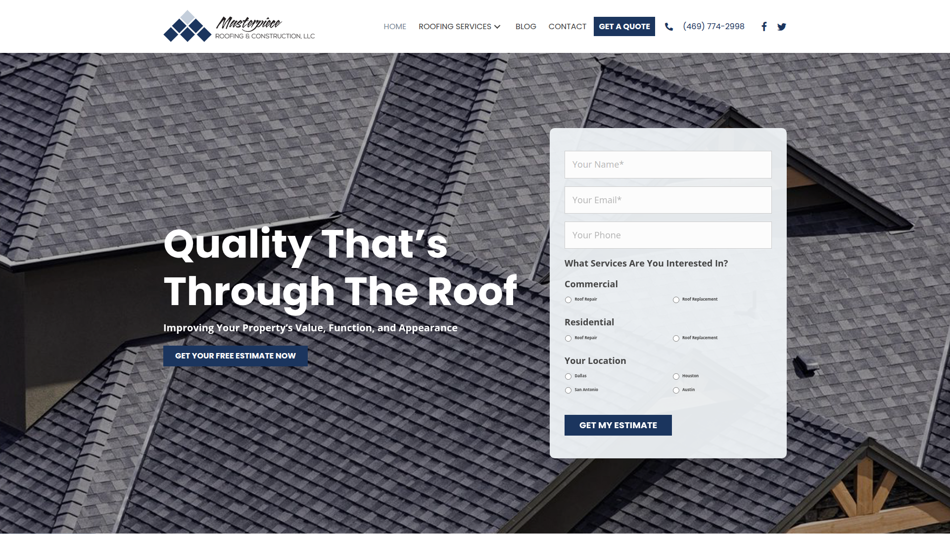 Masterpiece Roofing & Construction, LLC
