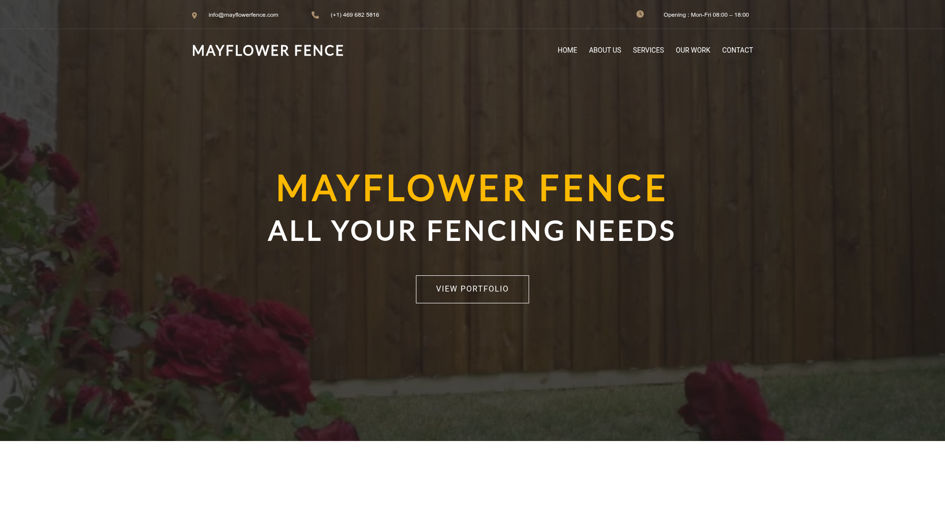 Mayflower Fence