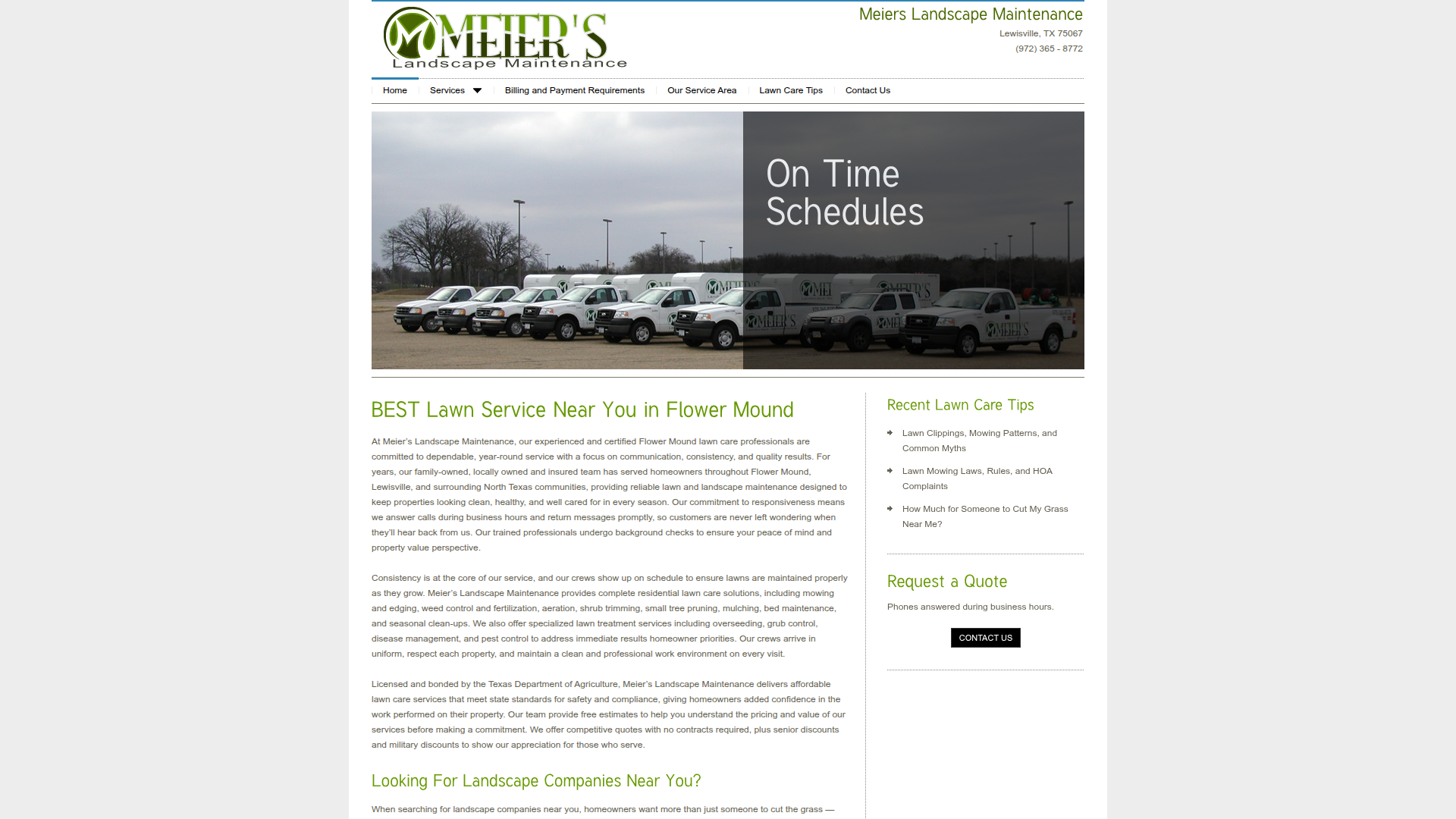 Meier's Landscape Maintenance