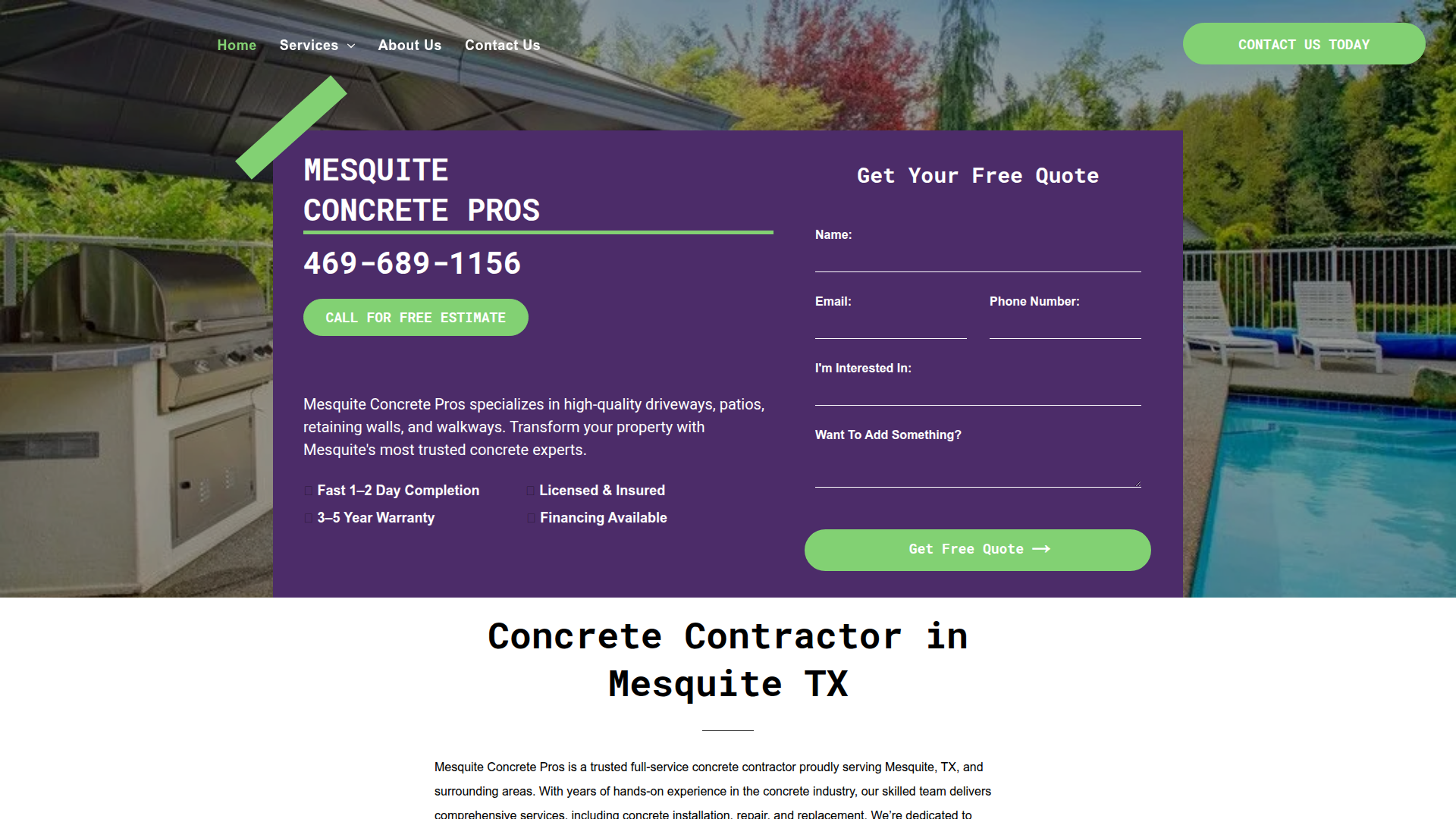 Mesquite Concrete Pros
