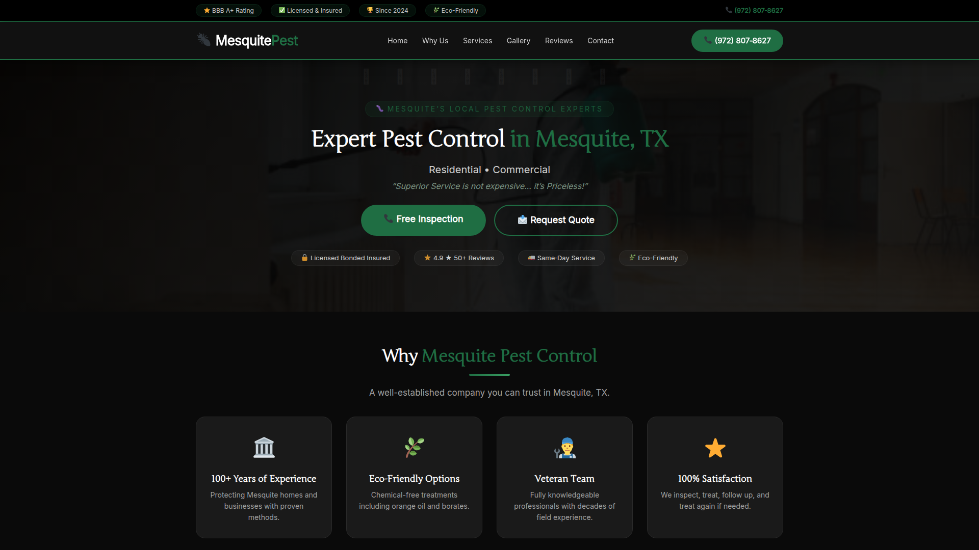 Mesquite Pest Control