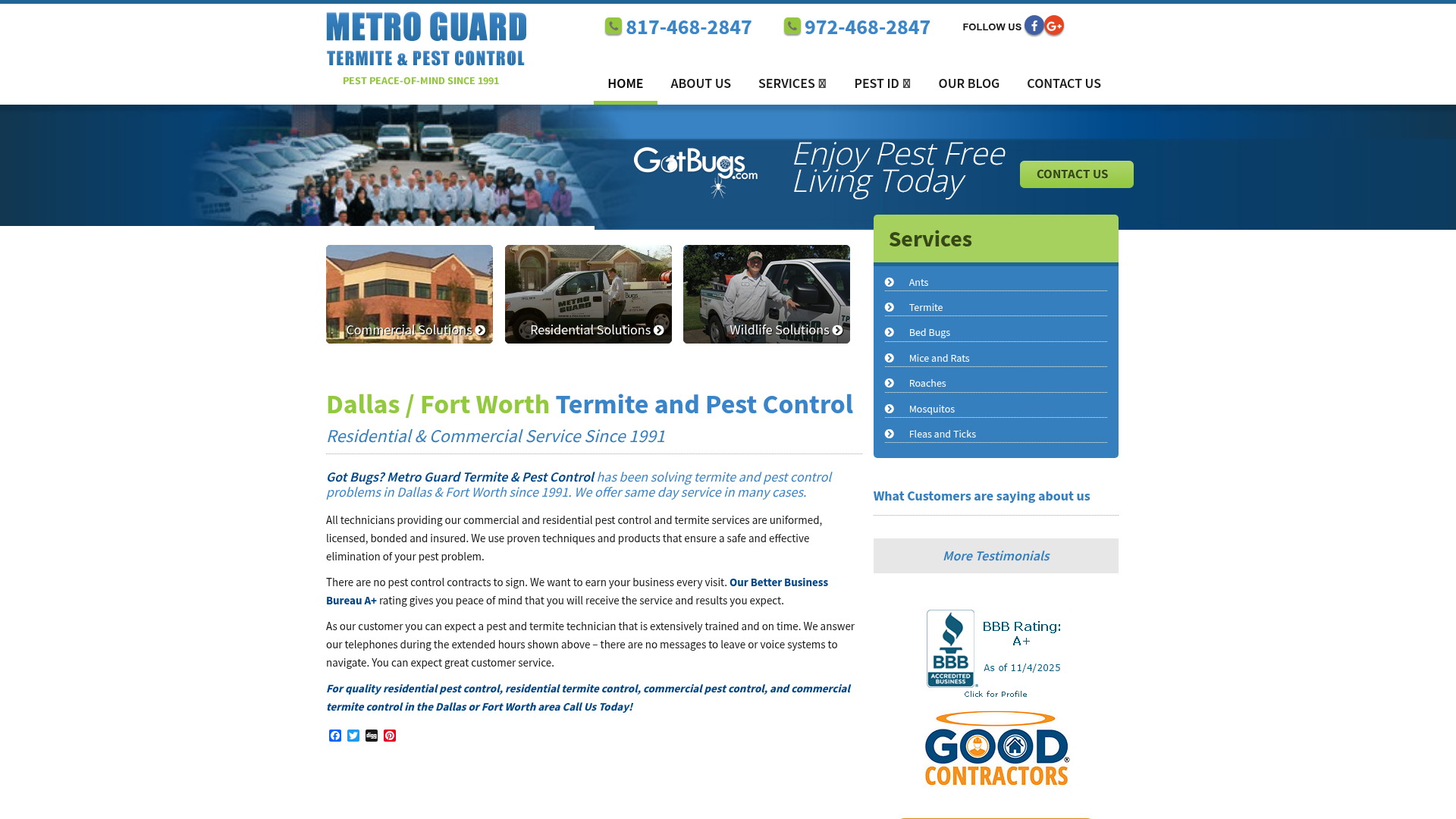 Metro Guard Termite & Pest Control
