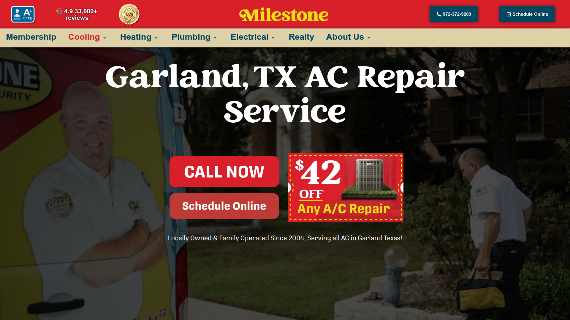 Milestone Electric, A/C, & Plumbing