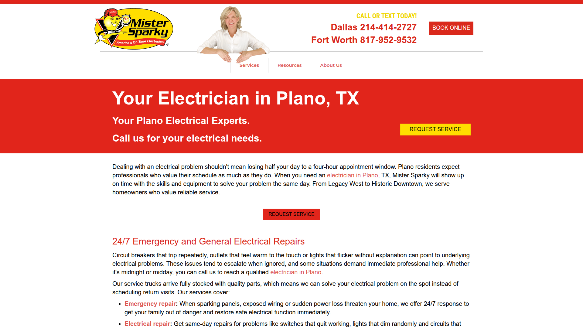 Mister Sparky Electrician Plano